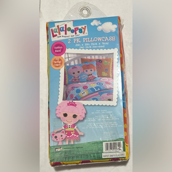 Lalaloopsy Pack of 2 Pillowcases; Brand New; Never Opened - Picture 2 of 2